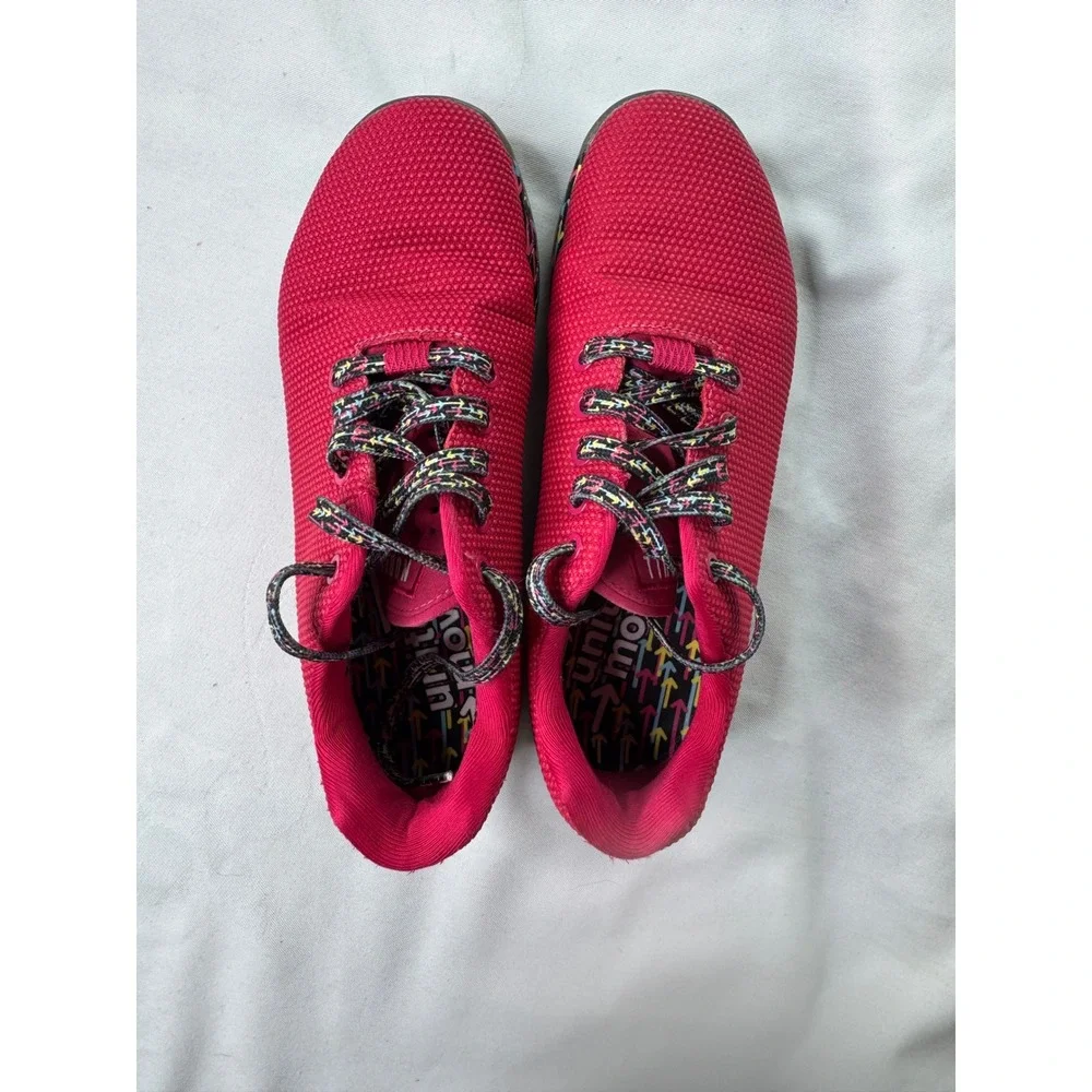 NOBULL Trainer United Movement Red SuperFabric Mens 7 Womens 8.5 Cross Training